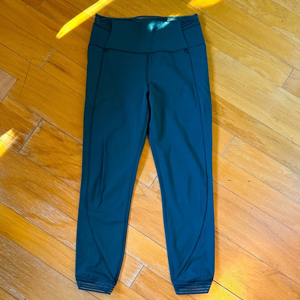 Teal High-Waisted Leggings